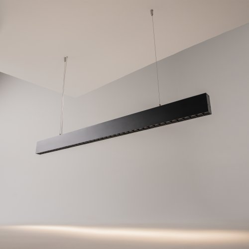 Светильник подвесной LED Vinder P050PL-L40B4K Maytoni чёрный на 1 лампу, основание чёрное в стиле хай-тек линейный фото 9