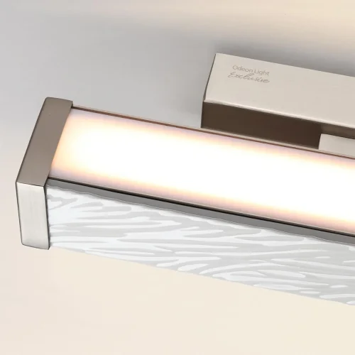 Бра Riviera 5451/10WL Odeon Light белый на 1 лампу, основание никель в стиле классический современный фото 4