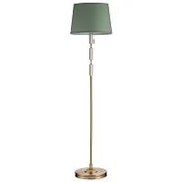 Торшер London 4887/1F Odeon Light  зелёный 1 лампа, основание бронзовое в стиле классический
