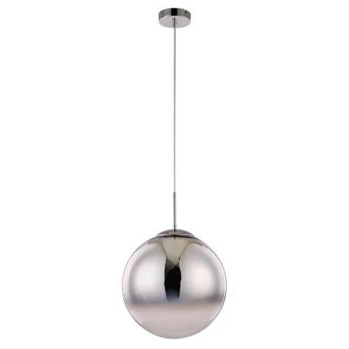 Светильник подвесной Jupiter Chrome A7963SP-1CC Arte Lamp прозрачный хром на 1 лампу, основание хром в стиле современный шар