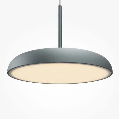 Светильник подвесной LED Gerhard MOD189PL-L18GR3K1 Maytoni белый серый на 1 лампу, основание серое в стиле современный хай-тек фото 6
