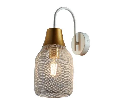 Бра Adalina V11833-1W Moderli белый на 1 лампу, основание белое в стиле современный лофт 