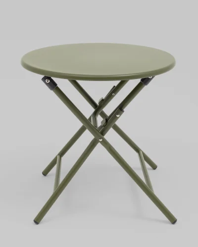 Комплект складной мебели для сада Soley, зелёный УТ000039925 Stool Group на 1 , основание в стиле кантри раскладной фото 5