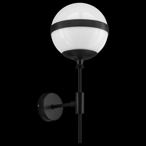 Настенный светильник GIRA WALL 167593-26 ImperiumLoft белый на 1 лампа, основание бронзовое в стиле арт-деко фьюжн американский  фото 3