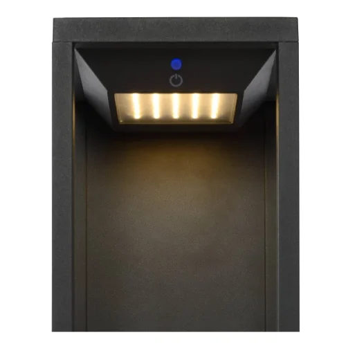 Настенный светильник LED Tenso 27891/02/30 Lucide уличный IP54 чёрный 1 лампа, плафон чёрный в стиле хай-тек LED фото 3