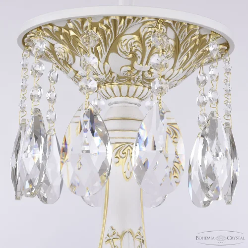 Люстра подвесная AL78101/10/300 B WMG Bohemia Ivele Crystal без плафона на 10 ламп, основание белое патина золотое в стиле классический sp фото 4