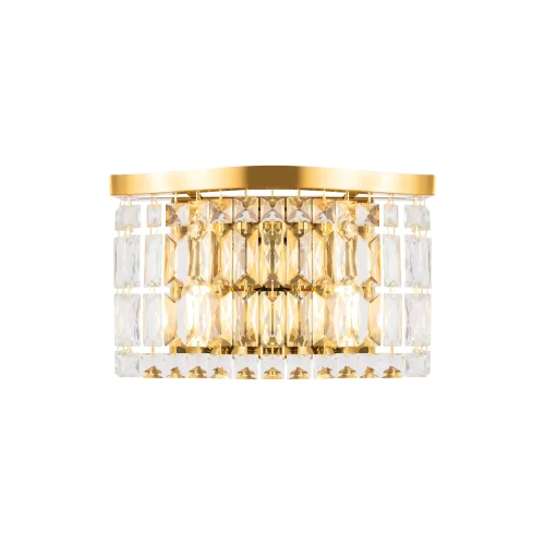 Бра Dune DIA005WL-02G Maytoni прозрачный на 2 лампы, основание золотое в стиле классический современный фото 2 Бра Dune DIA005WL-02G Maytoni прозрачный на 2 лампы, основание золотое в стиле классический современный фото 2