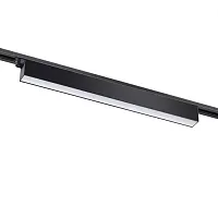 Трековый светильник однофазный Iter 358827 Novotech чёрный для шинопроводов серии Iter