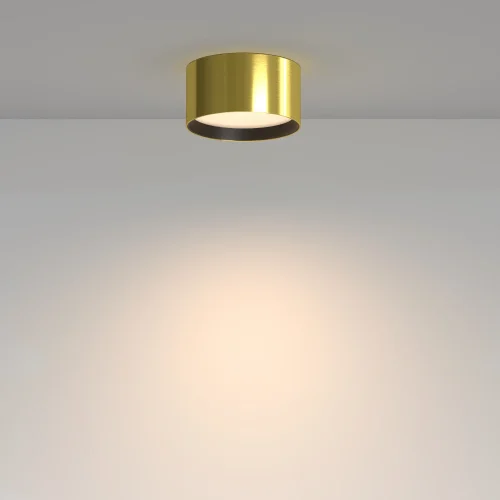 Светильник накладной LED Glare C091CL-12W3K-BS Maytoni латунь на 1 лампу, основание латунь в стиле современный фото 4