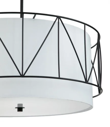 Светильник подвесной Charme V000272 Indigo белый 3 лампы, основание чёрное в стиле современный  фото 3