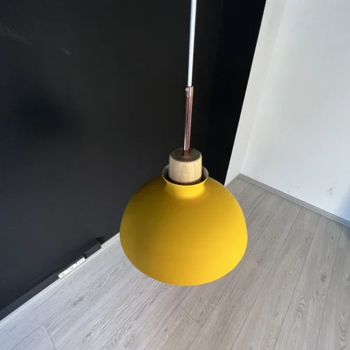 Светильник подвесной OMG A Yellow 179783-26 ImperiumLoft жёлтый 1 лампа, основание золотое в стиле скандинавский современный  фото 8