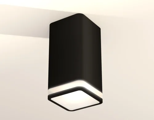 Светильник накладной Techno Spot XS XS7821020 Ambrella light чёрный 1 лампа, основание чёрное в стиле хай-тек современный квадратный фото 3