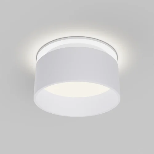Светильник точечный Amary DL062-GU10-W Maytoni белый 1 лампа, основание белое в стиле хай-тек современный круглый фото 3