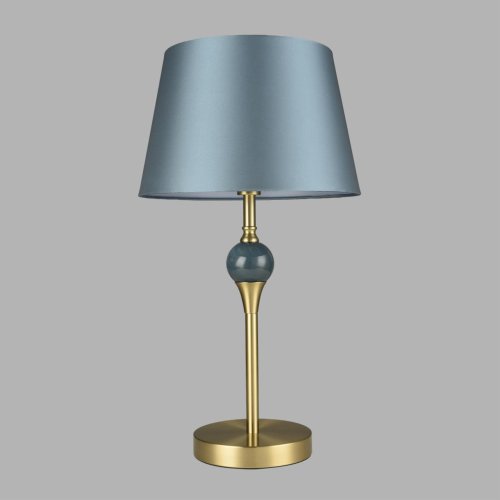 Настольная лампа Eletra 8416/1T Lumion синяя на 1 лампу, основание латунь металл в стиле классический фото 3 Настольная лампа Eletra 8416/1T Lumion синяя на 1 лампу, основание латунь металл в стиле классический фото 3