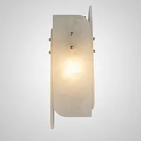 Настенный светильник SLIPA A 208947-23 ImperiumLoft белый 1 лампа, основание золотое в стиле современный 