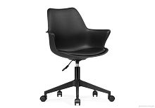Компьютерное кресло Tulin black 15705 Woodville, чёрный/экокожа, ножки/пластик/чёрный, размеры - *910***600*600