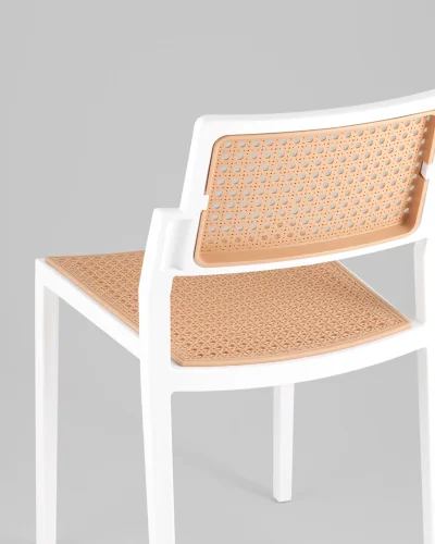 Стул пластиковый Milto, белый УТ000039188 Stool Group, /, ножки/пластик/белый, размеры - *790***450*500 фото 6