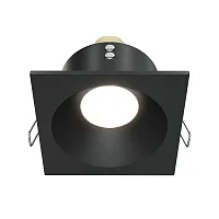 Светильник точечный Zoom DL033-2-01B Maytoni чёрный 1 лампа, основание чёрное в стиле современный 