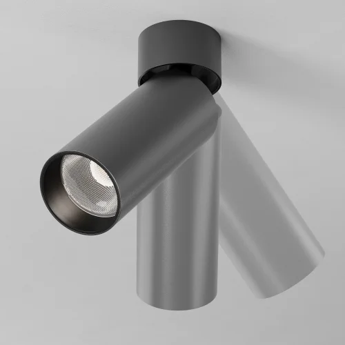 Светильник накладной LED Focus Led C055CL-L12W4K-SS-B Maytoni чёрный на 1 лампу, основание чёрное в стиле современный хай-тек трубочки фото 5 Светильник накладной LED Focus Led C055CL-L12W4K-SS-B Maytoni чёрный на 1 лампу, основание чёрное в стиле современный хай-тек трубочки фото 5