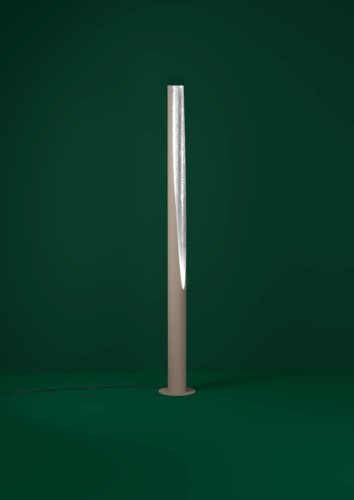 Торшер Prebone 390283 Eglo  серебряный бежевый 1 лампа, основание серебряное в стиле современный хай-тек
 фото 2