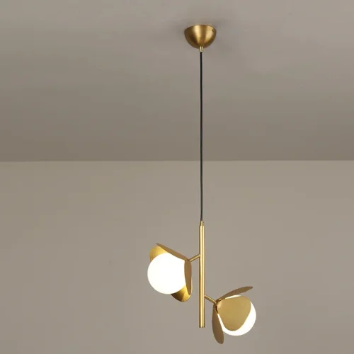 Светильник подвесной JANITA brass 187964-23 ImperiumLoft белый на 1 лампу, основание латунь в стиле современный фото 6 Светильник подвесной JANITA brass 187964-23 ImperiumLoft белый на 1 лампу, основание латунь в стиле современный фото 6