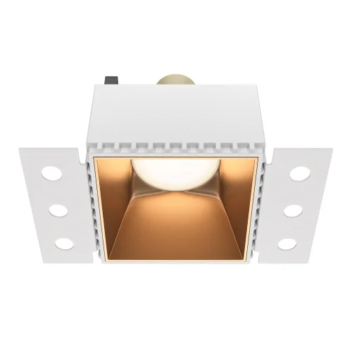 Светильник точечный Share DL051-01-GU10-SQ-WMG Maytoni матовый золото 1 лампа, основание матовое золото в стиле современный для затирки