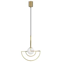 Светильник подвесной ЛЕД Futurum 7195/3L Odeon Light белый на 1 лампу, основание бронзовое в стиле хай-тек Светильник подвесной ЛЕД Futurum 7195/3L Odeon Light белый на 1 лампу, основание бронзовое в стиле хай-тек