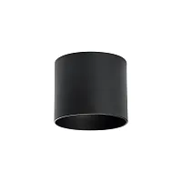 Светильник накладной Rullo GX53 213487 Lightstar чёрный 1 лампа, основание чёрное в стиле хай-тек современный круглый