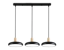 Светильник подвесной LED FL4841 Ambrella light чёрный на 1 лампу, основание чёрное в стиле хай-тек 