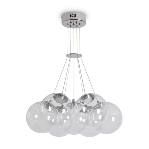 Светильник подвесной LED Verto FR5580PL-L35N Freya прозрачный на 1 лампу, основание хром в стиле современный шар фото 7 Светильник подвесной LED Verto FR5580PL-L35N Freya прозрачный на 1 лампу, основание хром в стиле современный шар фото 7