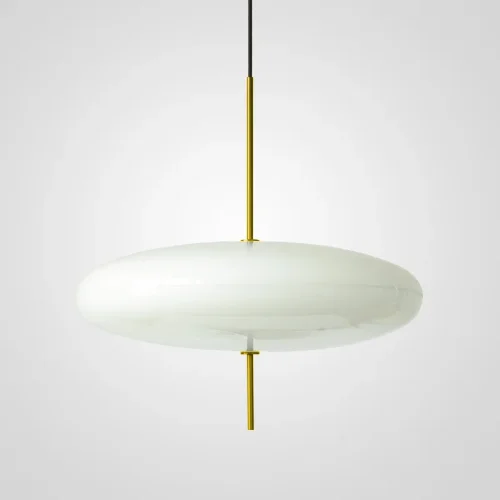 Светильник подвесной LAKIN black D30 189884-23 ImperiumLoft белый на 6 ламп, основание чёрное в стиле современный фото 2