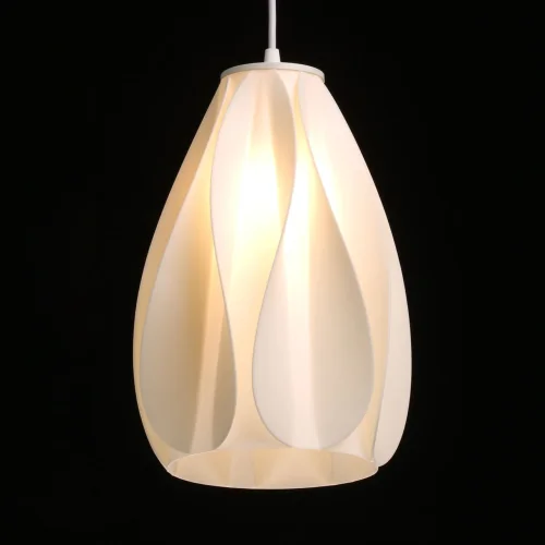 Светильник подвесной Лоск 354019801 MW-Light белый 1 лампа, основание белое в стиле современный  фото 4