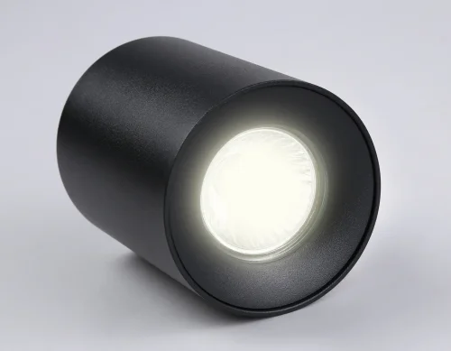 Светильник накладной TN213137 Ambrella light чёрный 1 лампа, основание чёрное в стиле хай-тек современный круглый фото 5