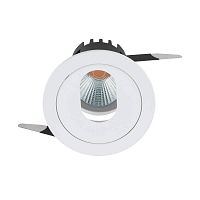 Светильник точечный LED Tonezza 3 61584 Eglo белый 1 лампа, основание белое в стиле хай-тек современный подсветка для лестниц и ступеней