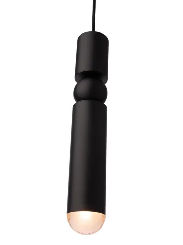 Светильник подвесной Lee 1511-BL LOFT IT чёрный 1 лампа, основание чёрное в стиле современный трубочки фото 3