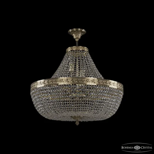 Люстра подвесная 19051/H1/60IV G C1 Bohemia Ivele Crystal прозрачная на 15 ламп, основание золотое в стиле классический sp