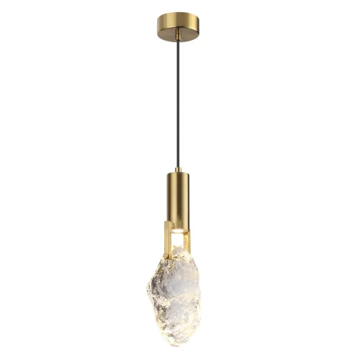 Светильник подвесной LED Lia 4372/5L Odeon Light прозрачный 1 лампа, основание античное бронза в стиле классический  фото 3