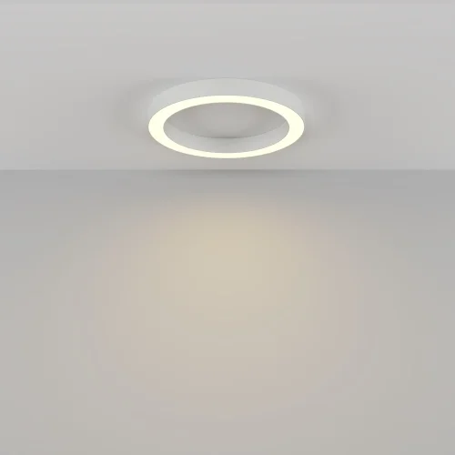 Светильник потолочный LED Lua C093CL-45W3K-W Maytoni белый на 1 лампу, основание белое в стиле современный хай-тек круглый фото 6