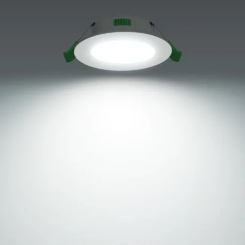 Светильник точечный LED Optima 4644-1C Favourite белый на 1 лампу, основание белое в стиле современный круглый фото 2