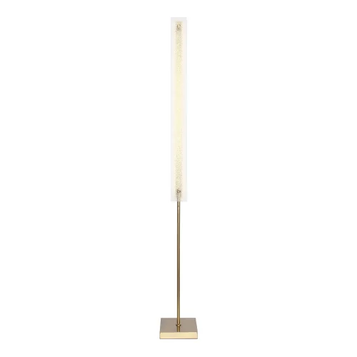 Торшер LED Fagy SL6245.205.01 ST-Luce прозрачный на 1 лампу, основание золотое в стиле современный 