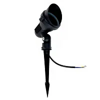 Ландшафтный светильник Bush A LH062011 LightHall уличный IP67 чёрный на 1 лампу, плафон чёрный в стиле современный GU10