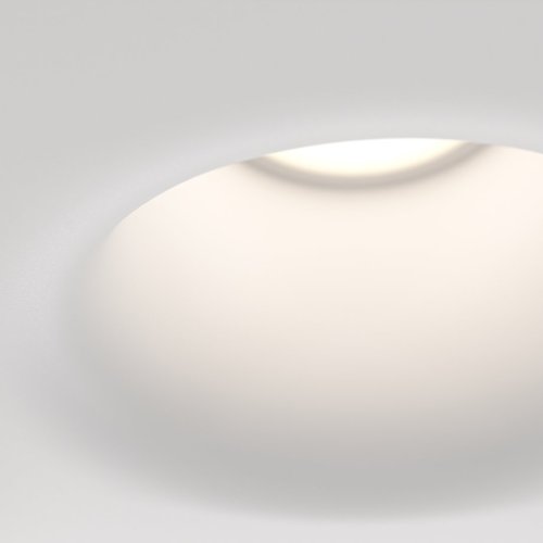 Светильник точечный Gyps DL001-1-01-W Maytoni белый 1 лампа, основание белое в стиле современный  фото 4