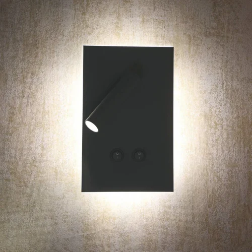 Спот 1 лампой LED Illusio 2410-2W Favourite чёрный LED в стиле современный  фото 3
