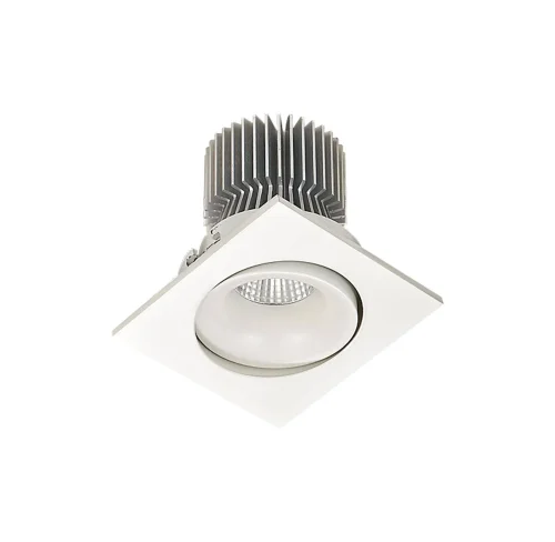 Светильник точечный LED LOGIC 738.1-12W-WT Lucia Tucci белый 1 лампа, основание белое в стиле современный 