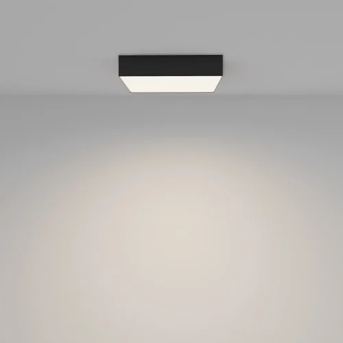 Светильник потолочный LED Zon C032CL-36W4K-SQ-B Maytoni белый на 1 лампу, основание чёрное в стиле современный квадраты фото 9
