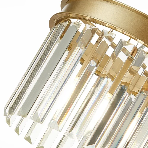 Светильник подвесной Ercolano SL1624.203.01 ST-Luce прозрачный 1 лампа, основание бежевое матовое золото в стиле современный  фото 3