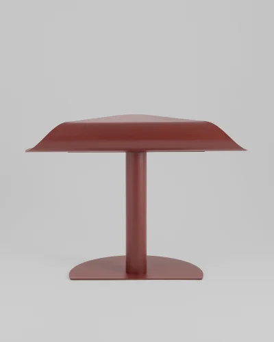 Журнальный столик Cornea, металл, бордовый УТ000041895 Stool Group столешница из фото 5