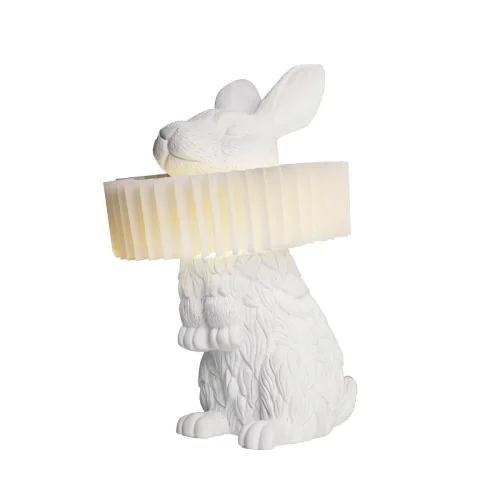Настольная лампа LED Bunny 10117/A LOFT IT белая 1 лампа, основание белое смола полимер в стиле современный животные фото 5