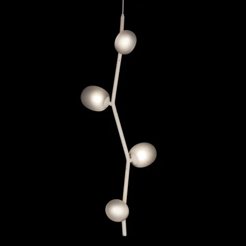 Светильник подвесной Sakura 10212/4P White LOFT IT чёрный серый 4 лампы, основание белое в стиле современный  фото 4