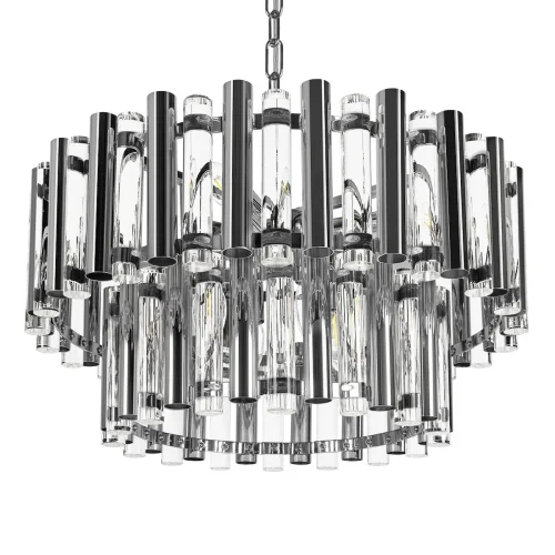 Люстра подвесная Boucle 10438/8 LOFT IT прозрачная на 8 ламп, основание никель в стиле современный фото 7 Люстра подвесная Boucle 10438/8 LOFT IT прозрачная на 8 ламп, основание никель в стиле современный фото 7